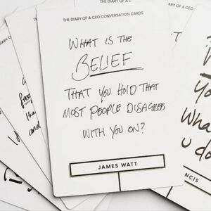 The Diary Of A CEO Conversation Cards